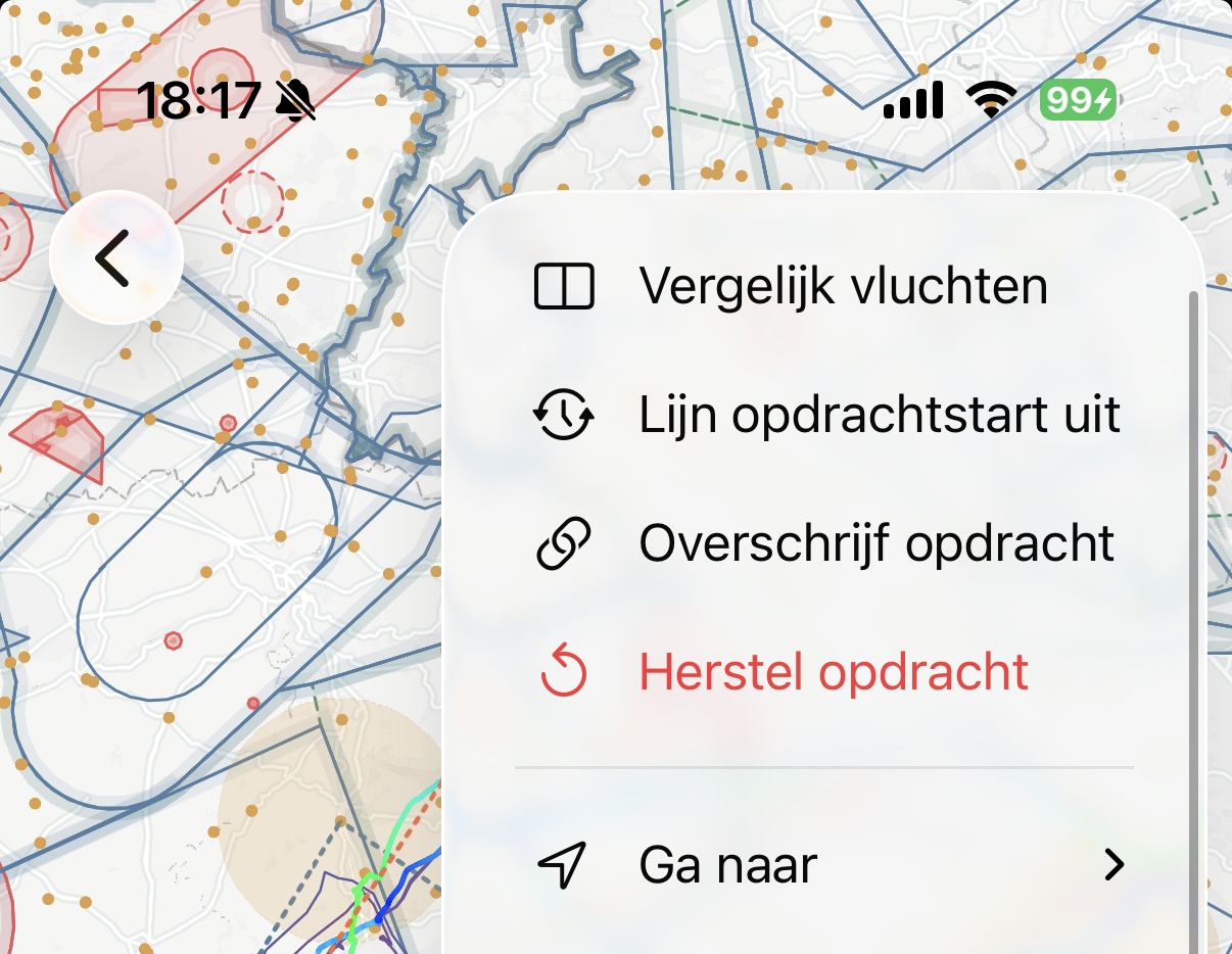 Align start in the menu